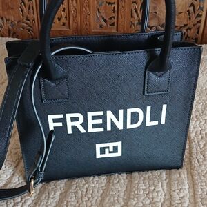 LA/TC Frendli Black Mini Tote Bag